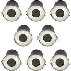 First Choice lighting Bathroom Downlights Silver Ceiling Flush Light ∅ 8.7cm