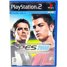 Billig PlayStation 2-spill Pro Evolution Soccer 2008 PS2 Spill Cover Manual