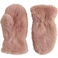 H&M Fluffy Mittens - Dusty Pink (1207559005)