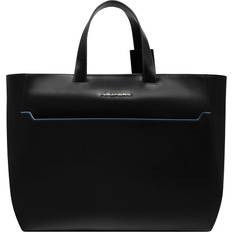 Piquadro Laptop Taske Med Flere Rum - Sort