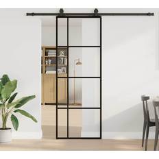 Doors vidaXL with Black Steel Hardware 76x205 cm Sliding Door (x)
