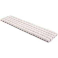 White Sun Beds Hay Palissade Soft Quilted Cushion For Chaise Longue Cream White