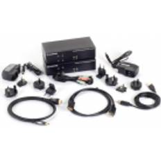 KVM Switches Black Box KVM Extender Over Fiber 4K Audio