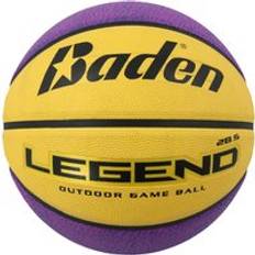 För utomhusbruk Basketbollar Baden Legend Basketball Purple/Yellow sz 5