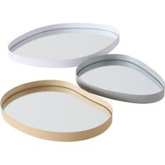 Schalen Boltze Home Dekorative Wolka Spiegelglas 3er-Set Schale