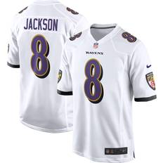 Nike Lamar Jackson Baltimore Ravens White Game Jersey