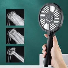 Big Panel Shower Head 13cm Black