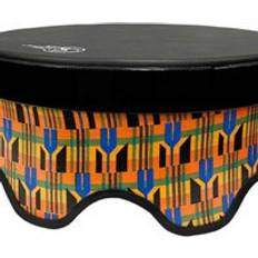 Toca Freestyle II Gathering Drum 18 x 16 Inch Kente Cloth TSSGD-18KT-SLP