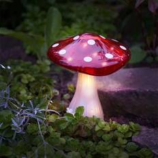 Garden Ornaments Smart Garden Mega Magic Mushroom Stake Light Red