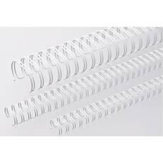 Binding Supplies RENZ Drahtbinderücken 12.7 mm 24 Ringe A4 210 x 297 mm 105 Blätter Weiß