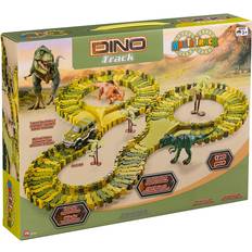 Plastleksaker Bilbanor Multi Track Dino 120 pcs