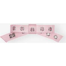 Eyelet Bow Barrette Satin Dam Hårnålar One Size - Chalk Pink