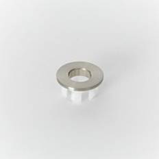 Modern Bathroom Basin Sink Round Overflow Ring Brushed Nickel