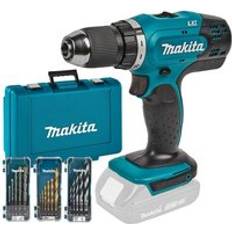 Drills & Screwdrivers Makita DDF453Z 18V LXT Cordless Drill Driver 13mm Bare Case 16 Pc Bit Set