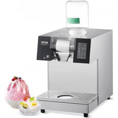 Rostfritt stål Ismaskiner VEVOR Commercial Snowflake Ice Machine 529LBS/24H Stainless Steel for Ice Cream