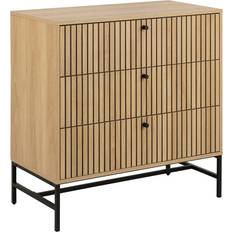 Albany 3 Skuffer Natur 80,4 x 80,6 x 40