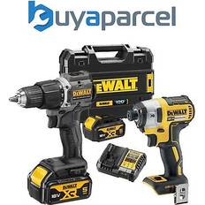 Dewalt 18V XR Brushless Twin Pack Combi Hammer Drill DCF850N Impact