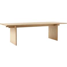 &Tradition Bord &Tradition Ita Os2 Desk With Cable Management 95 x 260 cm Oak Skrivebord