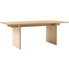 &Tradition Bord &Tradition Ita Os1 Desk With Cable Management 95 x 200 cm Oak Skrivebord