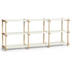 Hay Hyllsystem Hay Woody 2.0 Low Soaped Oak AE448-D230-AP37 Hyllsystem