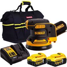 Dewalt 18v orbital sander Dewalt DCW210N 18V XR Brushless Orbital Sander 2 x 5.0Ah Batteries Charger & Bag