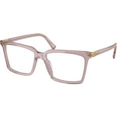 Miu Miu MU08XV 12W1O1 Ramramar Acetat Violett Transparent Fyrkantig