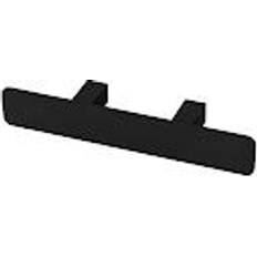 Heated Towel Rails Solaro Universal Flat Towel Hanger 280mm Matt Black