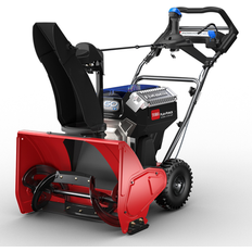 Snow Blowers Toro SnowMaster 60-volt 24-in Single-stage Self-propelled Battery Snow Blower 10 Ah (Battery and Charger Included) in Red 39914