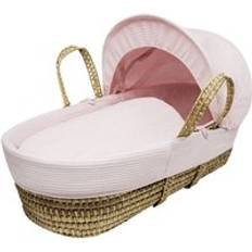 Kinder Valley Pink Waffle Palm Moses Basket