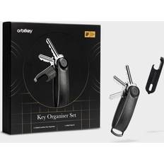 Hybrid Leather Key Organiser - Black