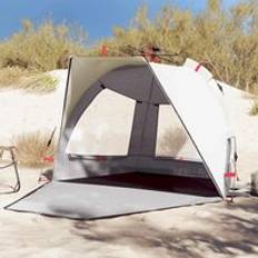 Beach Tents Berkfield Home Beach Tent 2-Person Grey Quick Release Waterproof