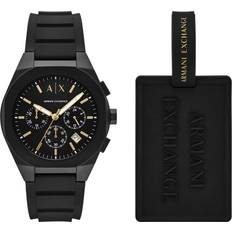 Armani Exchange Women Wrist Watches Armani Exchange Men's Analog Quartz Watch AX7165SET