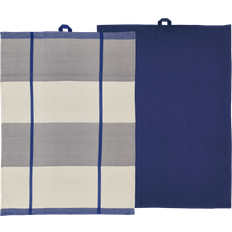 Södahl Viskestykker Södahl Blocks 2 Stk Royal Farve 50x70 cm Viskestykke Blå (70x50cm)