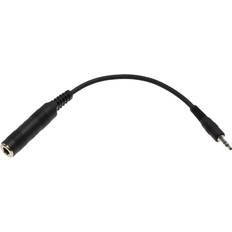 Sennheiser Tillbehör för hörlurar Sennheiser 561035 Adapter Klinkenbuchse 3,5mm 6,3mm für Kopfhörer Schwarz