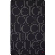Hemtextil Gucci GG Wool-Blend Bouclé Blanket - Blankets Grey