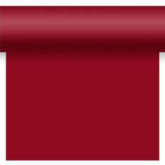 Doeken & Textiel Duni Duni Tafelloper Papier Bordeaux Rood 480 x 40 cm