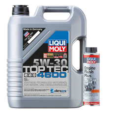 Liqui Moly Top Tec 4600 5W30 Acea C3 SN CF BMW LL VW+Engine Flush Motor Oil 5L