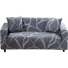 Grey Loose Sofa Covers HOD Home 4 Seater Dark Gray Loose Sofa Cover Grey