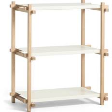 Hay Hylder Hay Woody 2.0 Column Low Soaped Oak Almond White Steel AE448-A499-AP37 Reolsystem
