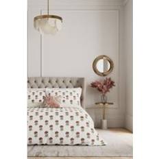 Hemtextil V&A Regal Marigold Cotton Set Cream Super King Duvet Cover Beige, Gold, Pink