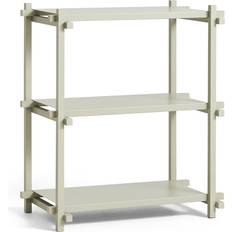 Hay Reolsystem Hay Woody 2.0 Column Low Smokey Grey Beech AE449-A499-AP39 Reolsystem