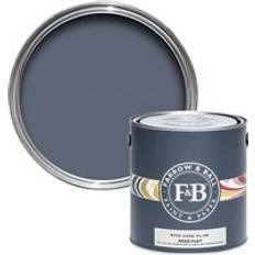 Blue Paint Farrow & Ball Wine Dark 5 L Dead Flat No. 308 Wall Paint Blue