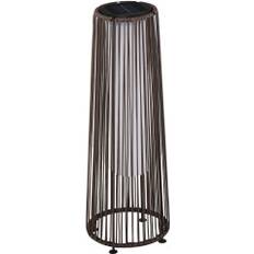 Northio Brun Trädgårdslampa Rotting LED