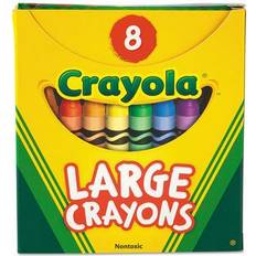 Crayola Large Crayons Tuck Box 8 Colors