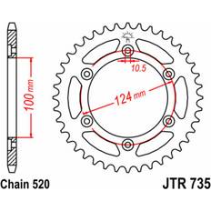 JT Steel Standard Rear Sprocket 735 - 520