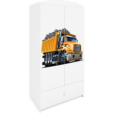 Kocot Kids Garderob Babydreams Vit Truck