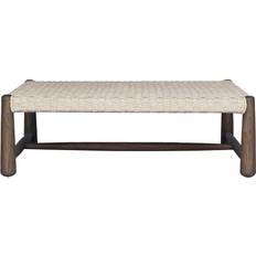 Outdoor Coffee Tables Four Hands Savio Outdoor Coffee Table in Tan/Brown
