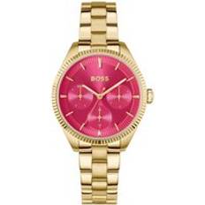 BOSS Boss Sage Sport Women's 34mm Yellow Gold Tone Chronograph Watch