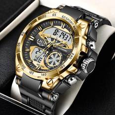 Lige Luxury Military Silicone Quartz Wrist Watch