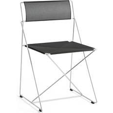 Utemöbler Hay X-Line Indoor Outdoor Chair Black-Hot Galvanized